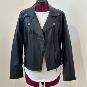 Elodie faux leather moto jacket